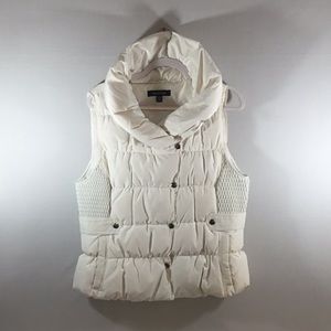 ☁️🌥”WHITE PUFFER VEST”🌥☁️